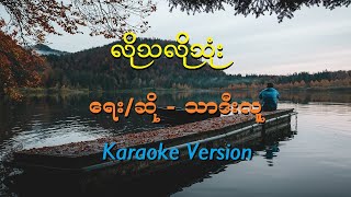 လိုသလိုသုံး သာဒီးလူ Myanmar Karaoke Song [upl. by Osnerol]