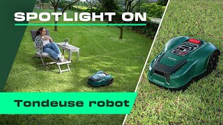 SPOTLIGHT ON 💡PARKSIDE Tondeuse robot 20 V  A vous de jouer [upl. by Aihsetal874]