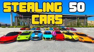 Robbing Dealership For 50 Cars In GTA 5 RP [upl. by Brie]