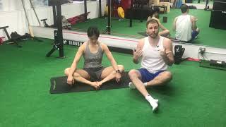 Groin Stretch and Strengthening Butterfly [upl. by Dnalerb]