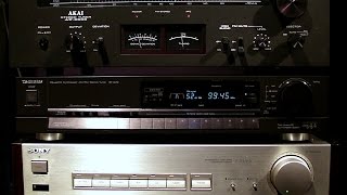 Technics STG70 VS Akai AT2600  2 Top tuners on Sony TAF707es [upl. by Ettesil564]