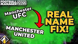 How To Install Real Name FIX Football Manager 2022 [upl. by Levitan]