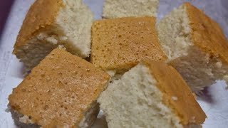 Bakery Style Sponge Cake Recipe  Easy method plain cake பேக்கரி மாடல் சுவையான கேக் செய்வது எப்படி [upl. by Asilanom]