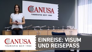 CANUSA erklärt Der deutsche Reisepass für die Einreise nach Nordamerika  CANUSA [upl. by Ranice191]