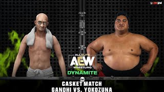 WWE 2K24  Gandhi VS Yokozuna  Casket Match [upl. by Antonio602]