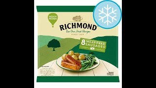 Richmond Vegan MeatFree Sausage  Review [upl. by Pals917]