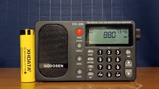 Qodosen DX286 Battery Discussion and Demonstration [upl. by Anirdua]