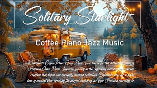 Solitary Starlight  Coffee Piano Jazz Music Official Music Video [upl. by Amaleta]