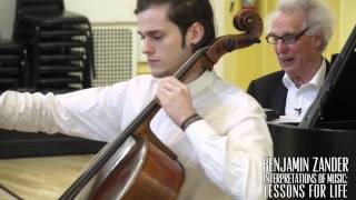 Bach Cello Suite no 1  Prelude Benjamin Zander  Interpretation Class [upl. by Navad677]