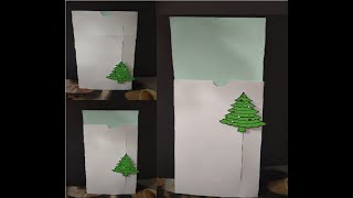 Xmas tree slider card [upl. by Avika]