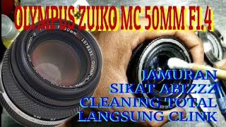 Full Cleaning By Olympus Zuiko MC 50mm F14 gugunmanualchannel1253 [upl. by Goldshlag]