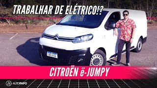 CITROËN ËJUMPY testamos o FURGÃO ELÉTRICO que anda como carro [upl. by Garreth]