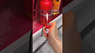 Fire extinguisher working art skill wood hand crafts  shorts [upl. by Anaylil]