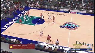 NBA 1997 NBA Finals game 5 Michael Jordan Flu Game [upl. by Sammons380]