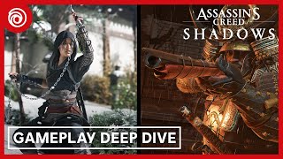 Assassins Creed Shadows Official Gameplay  Combat and Stealth Evolved  Ubisoft Forward [upl. by Shelia428]