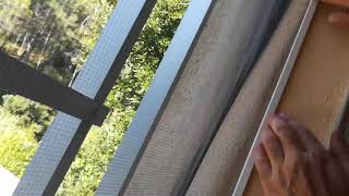 como hacer mosquiteras con canaleta electricahow to make mosquito nets with electric gutters [upl. by Sonny]