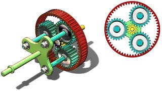 SolidWorks Tutorial  301 Planetary gears parts amp design invoulate eq fidget carrier  proj25 [upl. by Kcira]