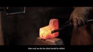 How to forge an axe Step by step AUTINE and bladesmith John Neeman [upl. by Bartel]