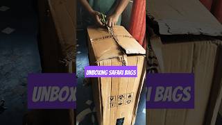 Unboxing set of Safari travelling bags trending shortvideo kutties unboxing [upl. by Ahsilram]