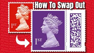 How To Swap Out Stamps  Royal Mail 👑 📨 [upl. by Busby327]