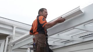 How to Install Guttering  Mitre 10 Easy As DIY [upl. by Adria837]