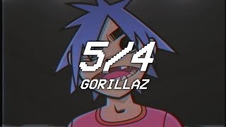 54  gorillaz  lyrics [upl. by Nyleve537]