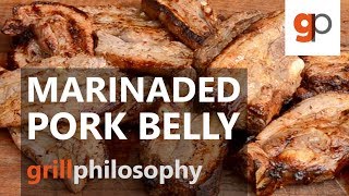 Pork belly marinade recipe EN subs  Grill philosophy [upl. by Elatan]