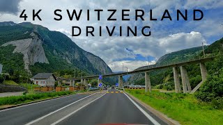 4K Switzerland Driving  Just Car Sounds ASMR No Music  2024 Swiss [upl. by Eellek237]