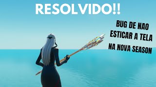 Como Resolver Bug de resoluçao nao esticar na nova season remix fortnite 2024 FPS BOOST [upl. by Enedan]