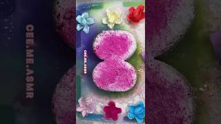 ASMR Sponge  Flower Soap Paste 💐🌹🌸😍 satisfying spongesqueezing asmrsponge asmrshorts [upl. by Amada]