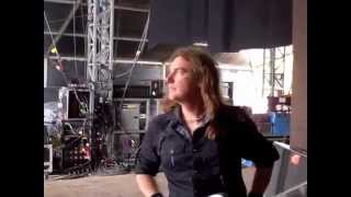 David Ellefson of MEGADETH at Download Festival [upl. by Ahsoyem]