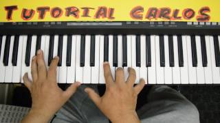 Con Mis Labios Emir Sensini  Tutorial Piano Carlos [upl. by Moshell133]