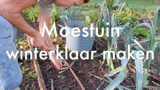 Inis Moestuin 210 Moestuin winterklaar maken bijzondere tomaten bestellen eten uit de natuur [upl. by Osborn]