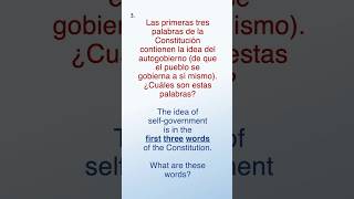 Examen de Ciudadanía 2023  Preguntas de la Ciudadania US Citizenship Interview 3 [upl. by Suidualc]