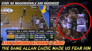 The GAME ALLAN CAIDIC Became the GREATEST SHOOTER in PBA History [upl. by Rox]