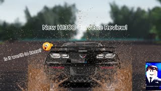 NEW H1300 CORVETTE REVIEW New fastest car in Greenville Greenville Roblox [upl. by Ravel]