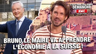 Arnaud demanche  BRUNO LE MAIRE VA APPRENDRE LÉCONOMIE À LA SUISSE [upl. by Droffilc]