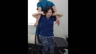 SUPER LOUD Neck amp Shoulder Chiropractic Adjustment Katy Houston Chiropractor Pain Therapy [upl. by Imena]