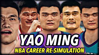 YAO MING’S NBA CAREER RESIMULATION  NO INJURIES UNSTOPPABLE 7’6” POWERHOUSE  NBA 2K20 [upl. by Ardet]