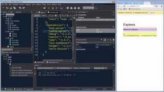 New in NetBeans IDE 81 Web App Development with Nodejs [upl. by Ayhdnas259]