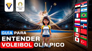 TODO lo que debes saber EN MINUTOS ⏱️  Voleibol 🏐 París 2024 [upl. by Nadda]