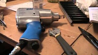 Campbell Hausfeld Impact Wrench ReviewDemonstration [upl. by Olegnaleahcim]