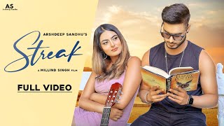 Streak Official Music Video  Arshdeep Sandhu  Latest Punjabi Songs 2023  New Punjabi Songs 2023 [upl. by Ellehcal]