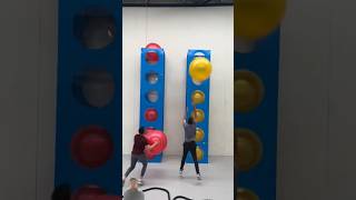 Exercise Ball Racing Is AWESOME 🔴🟡 shorts [upl. by Cariotta]