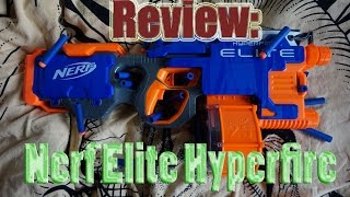 Review Nerf Elite Hyperfire DeutschGerman [upl. by Nirraj53]