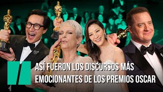 Así fueron los discursos más emocionantes de los premios Oscar 2023 [upl. by Regen]