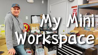 My Mini Electronics amp 3D Print Workspace Harbor Freight Storage Hacks [upl. by Eladnor129]