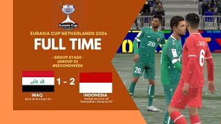 🇮🇶 12 🇮🇩 Group D  secondweek eurasiacupnetherlands2024 [upl. by Pompea]