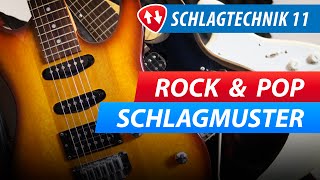 Gitarren Schlagtechnik 11 Rock amp Pop Songs Begleiten [upl. by Etnemelc]