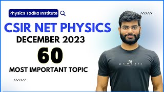 csir net jrf physics december 2023 most important topic [upl. by Gnuhn]